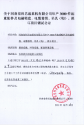 河南省科芯起重机有限公司调试公示